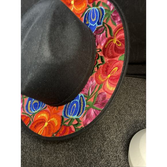 Vintage Floral Embroidered Western Cowboy Hat Mexican main image 11